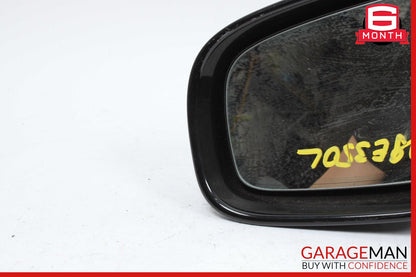 07-09 Mercedes W211 E350 Front Left Side Mirror Door Rear View Black OEM