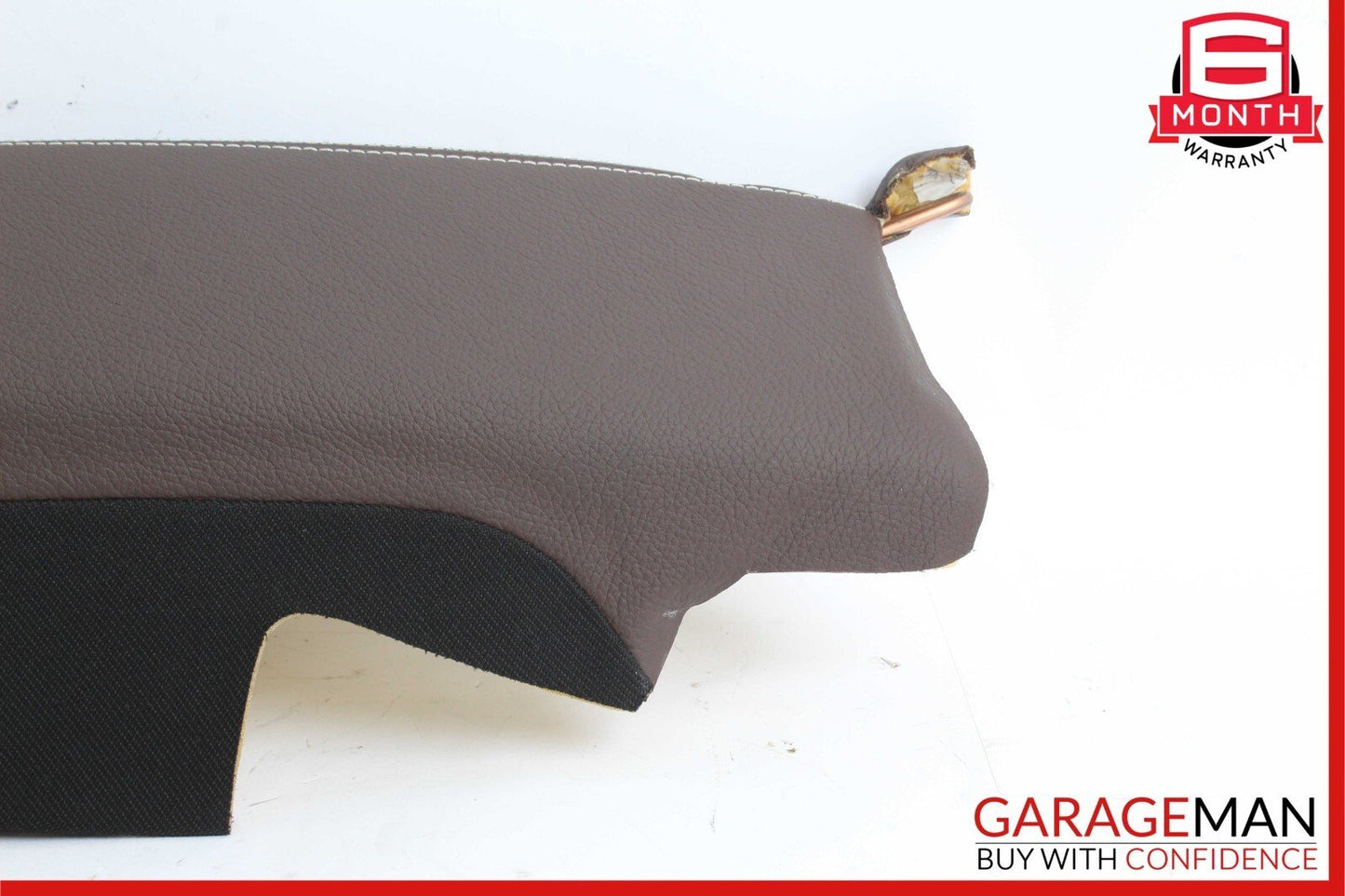 03-09 Mercedes W209 CLK350 Rear Left Driver Side Bolster Cushion Cover Brown OEM