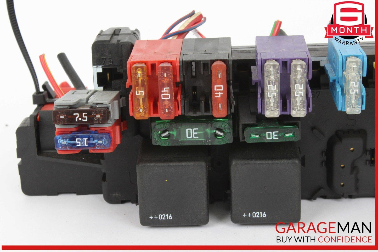 03-12 Mercedes R230 SL500 SL55 AMG SL550 Rear SAM Fuse Box Relay Module OEM