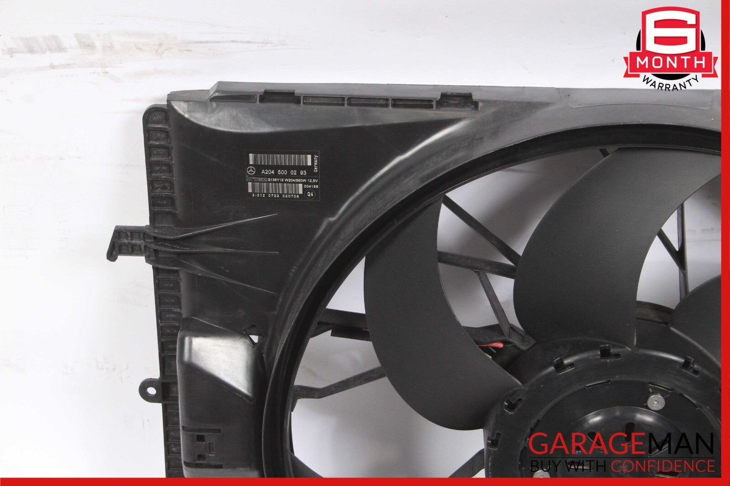 08-18 Mercedes C300 GLK350 E250 Engine Radiator Cooling Fan Motor Assembly OEM
