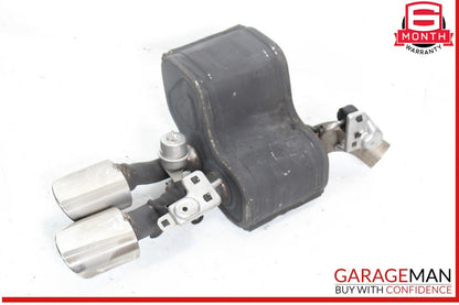 14-17 Maserati Quattroporte SQ4 Rear Right & Left Exhaust Muffler Dual Tip OEM