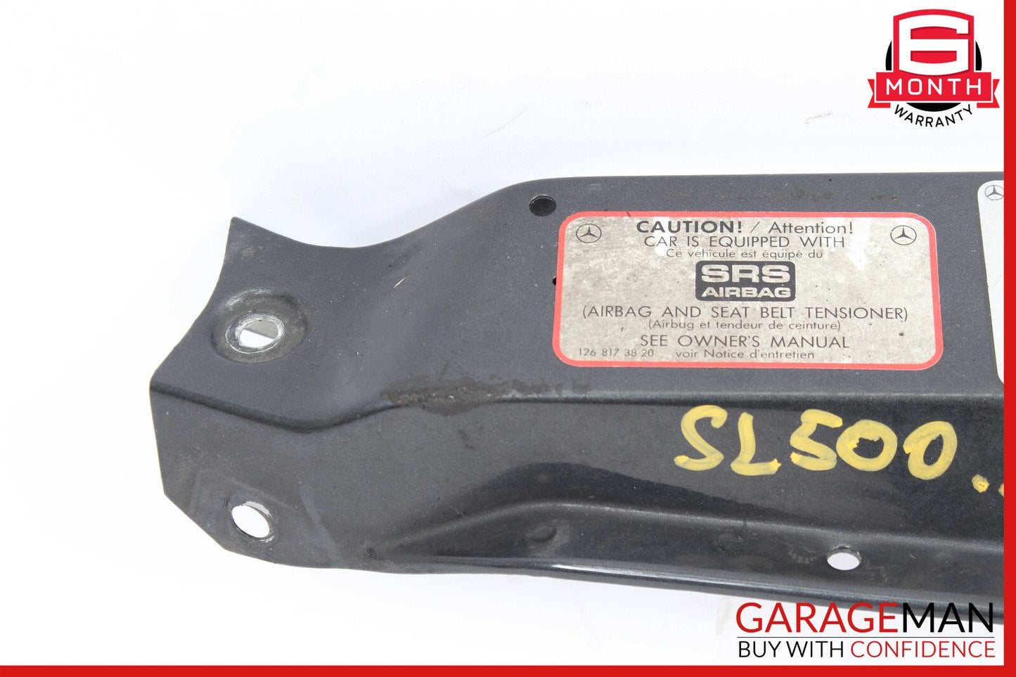 90-02 Mercedes R129 500SL SL500 SL320 300SL Upper Radiator Support Tie Bar OEM