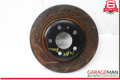 09-16 Audi A4 Rear Left and Rear Right Side Brake Disc Rotor Set OEM