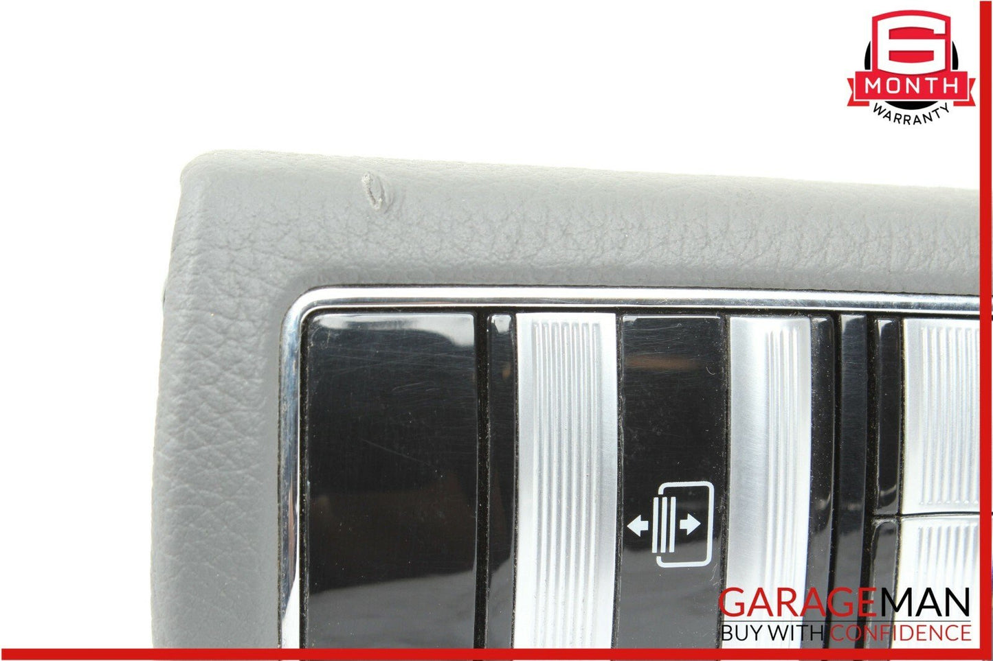07-13 Mercedes W221 S550 Rear Left Side Door Window Switch Control Trim Gray