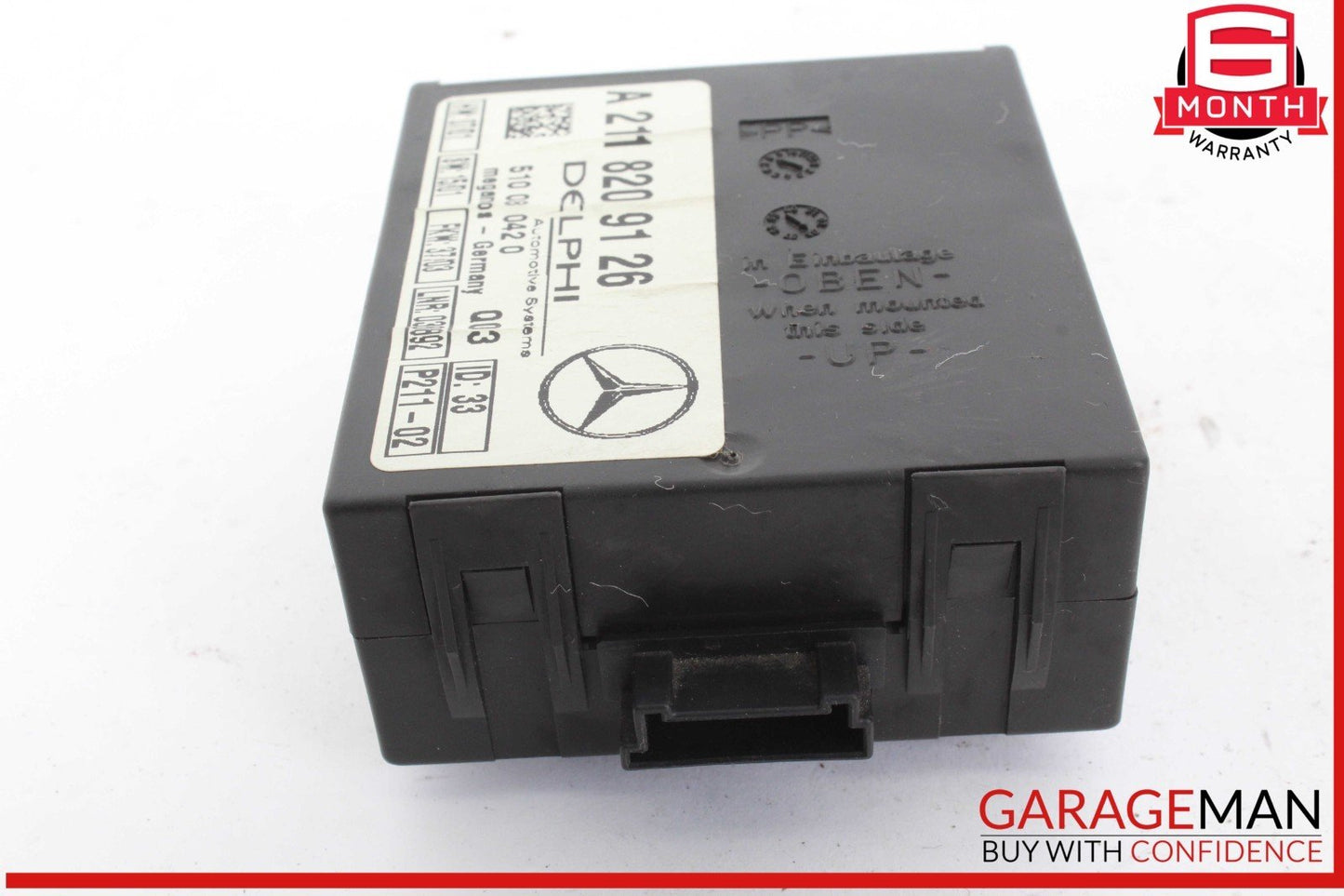 00-12 Mercedes R230 SL500 CL500 Anti Theft Alarm Sensor Control Module Unit OEM