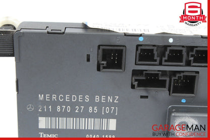 03-09 Mercedes W211 E320 E350 Front Left Driver Side Door Control Module OEM