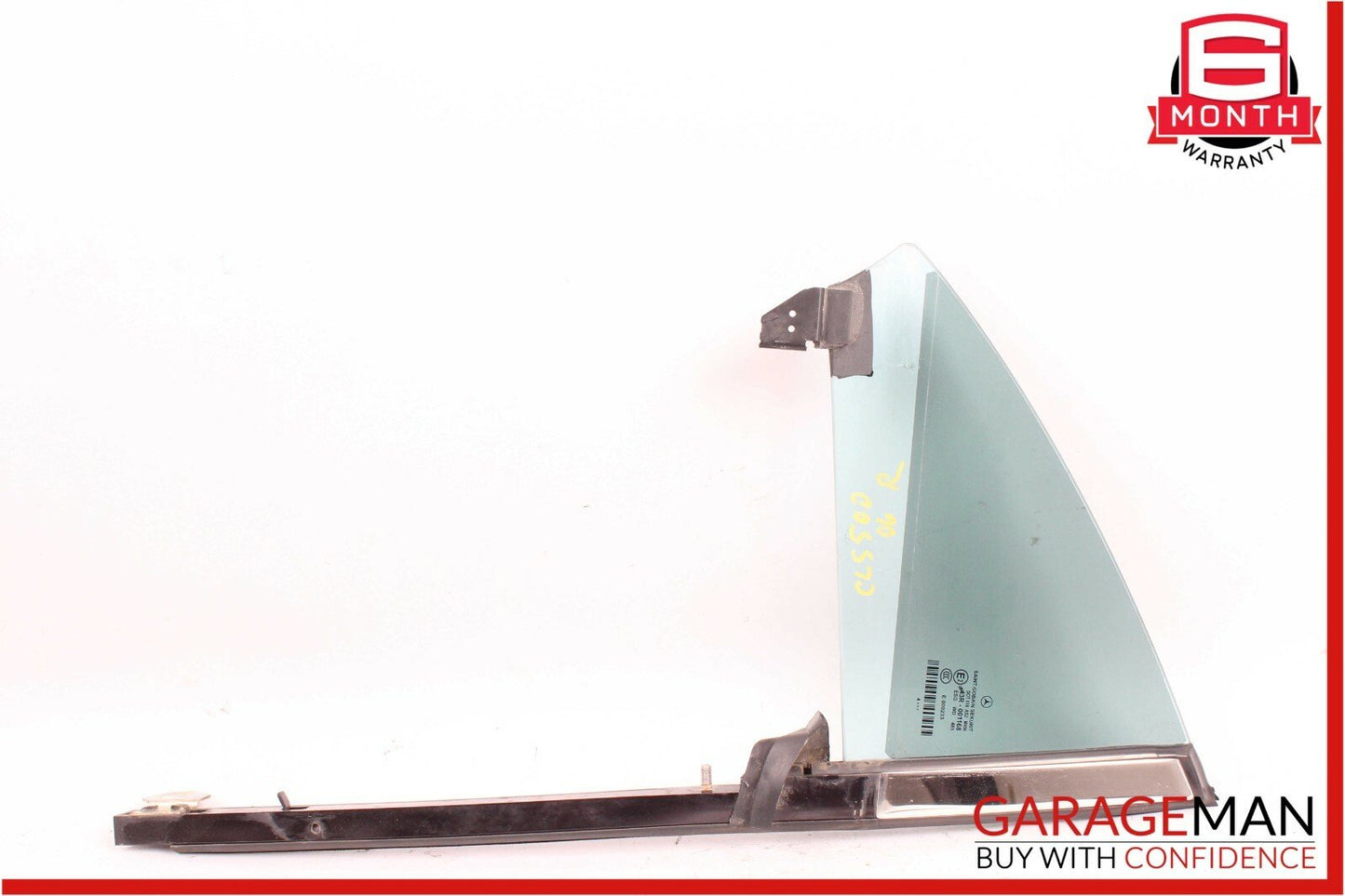 06-11 Mercedes W219 CLS500 Rear Right Side Quarter Window Glass Panel Assembly
