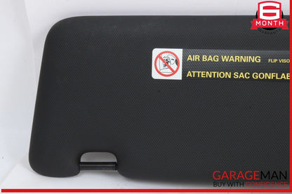14-17 Audi Q5 SQ5 Front Right Side Sun Visor Sunvisor Black 8U0857552F OEM