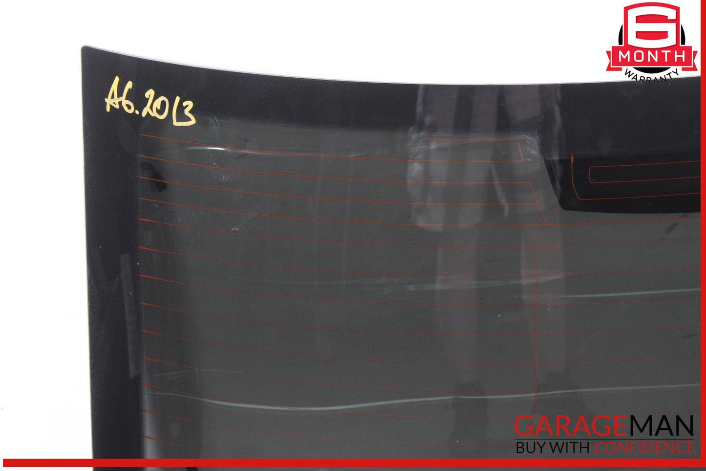 12-18 Audi A6 Rear Windshield Wind Shield Back Glass OEM