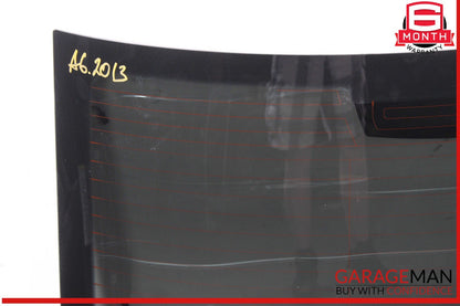 12-18 Audi A6 Rear Windshield Wind Shield Back Glass OEM
