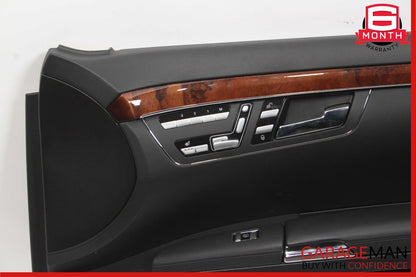 07-09 Mercedes W221 S550 Front Right Side Interior Door Trim Panel Anthracite