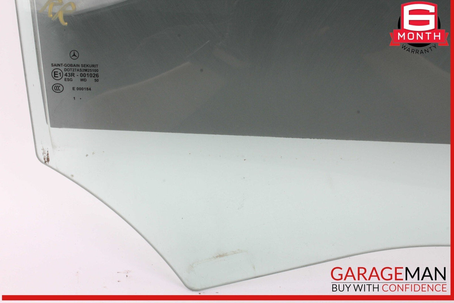 12-18 Mercedes W218 CLS550 Rear Right Passenger Side Door Window Glass OEM