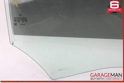 12-18 Mercedes W218 CLS550 Rear Right Passenger Side Door Window Glass OEM