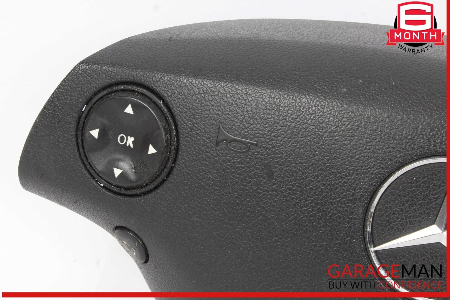07-10 Mercedes W221 S550 CL550 Steering Wheel Airbag Air Bag Assembly Black OEM