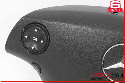 07-10 Mercedes W221 S550 CL550 Steering Wheel Airbag Air Bag Assembly Black OEM