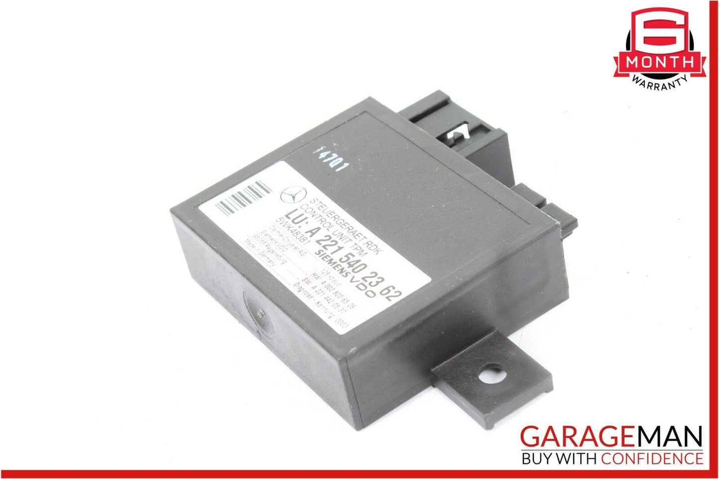 07-13 Mercedes W221 S550 S65 AMG Tire Pressure Monitor Module 2215402362 OEM