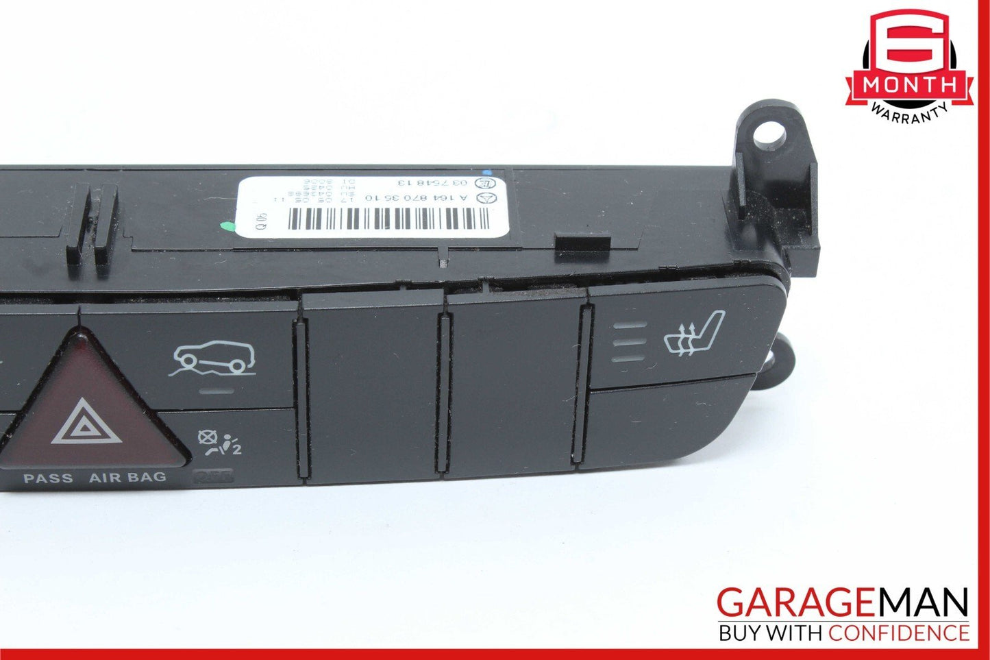 06-12 Mercedes W164 ML350 GL350 Dash Hazard Heated Seats ESP Control Panel