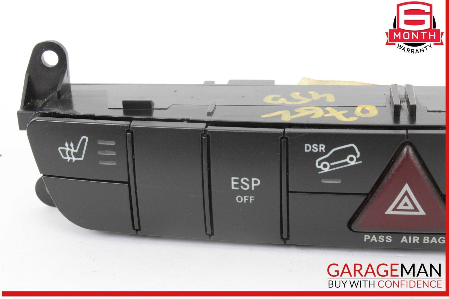 06-12 Mercedes X164 GL450 4MATIC Hazard Control Switch Panel 1648709210 OEM