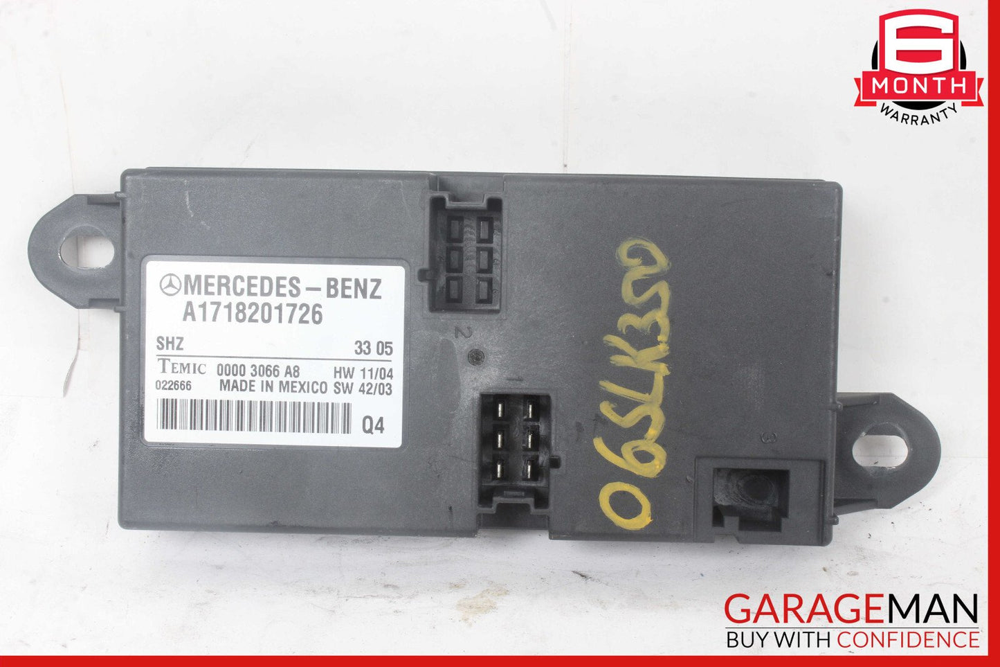 05-11 Mercedes R171 SLK300 SLK280 Heating Heated Seat Control Module Unit OEM