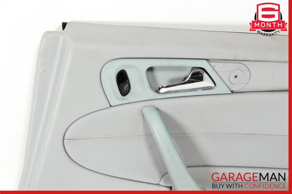 01-04 Mercedes W203 C240 C320 Rear Right Side Interior Door Panel Gray OEM