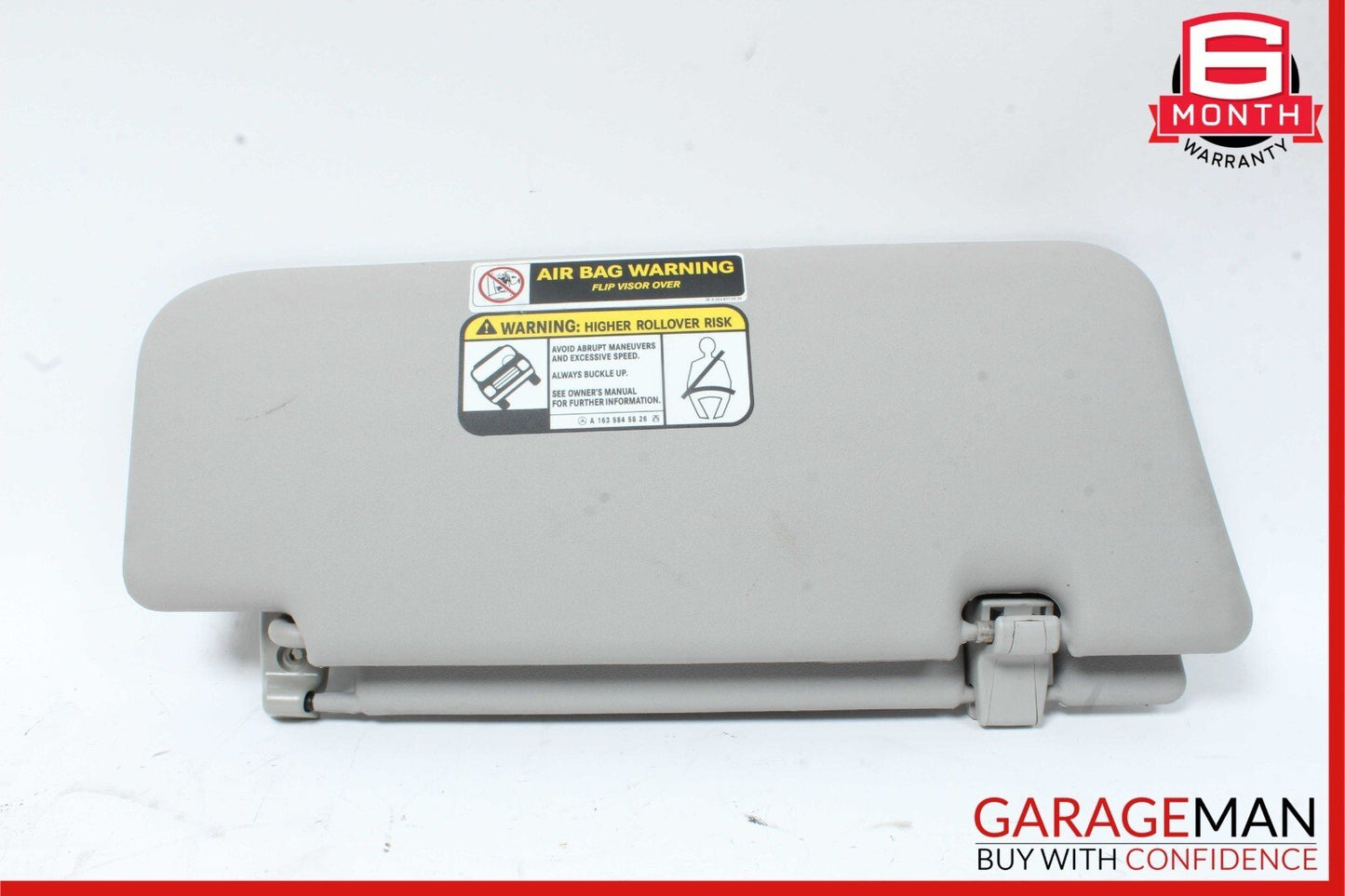 06-12 Mercedes X164 GL450 ML550 Sun Visor Sunvisor Front Left Side Gray