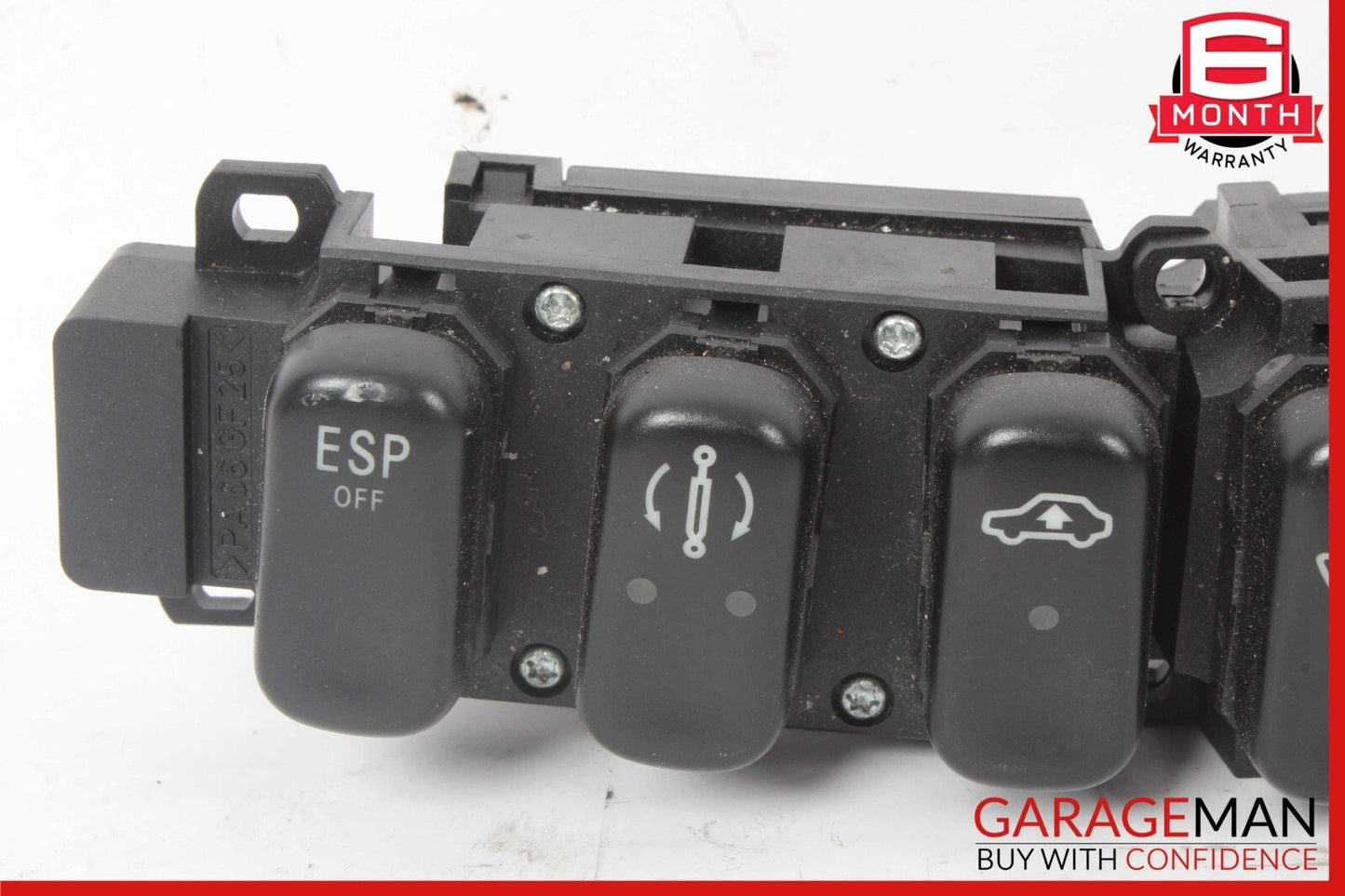 00-02 Mercedes W220 S500 Center Dash ESP Hazard Light Door Lock Switch Control
