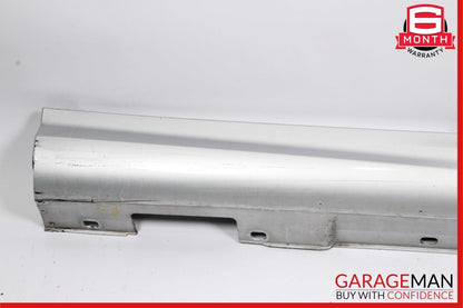 08-14 Mercedes W204 C250 AMG Sport Sedan Right Side Rocker Skirt Iridium Silver