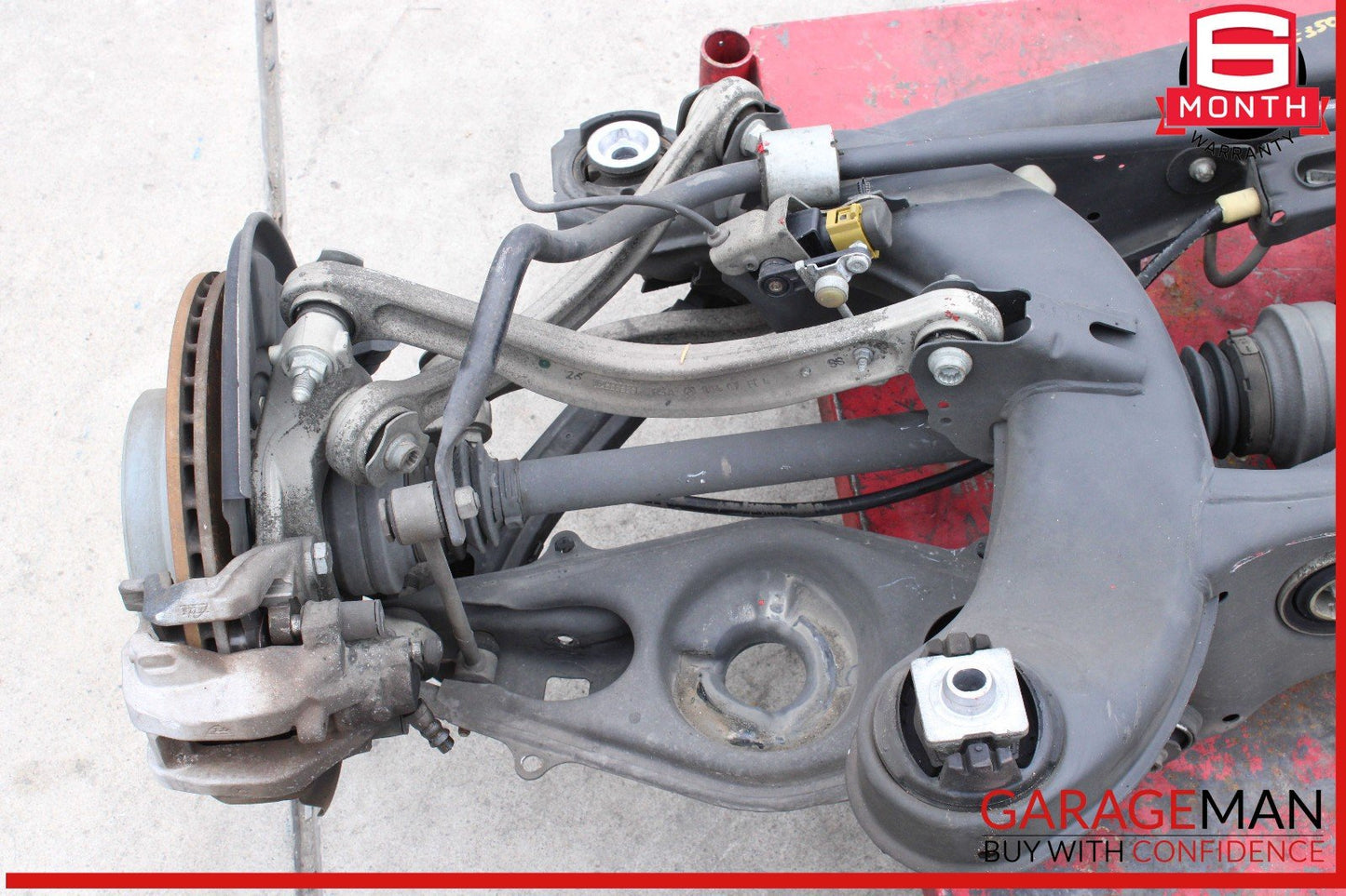 10-16 Mercedes W212 E350 Rear Differential Axle Spindle Subframe Bar Assembly