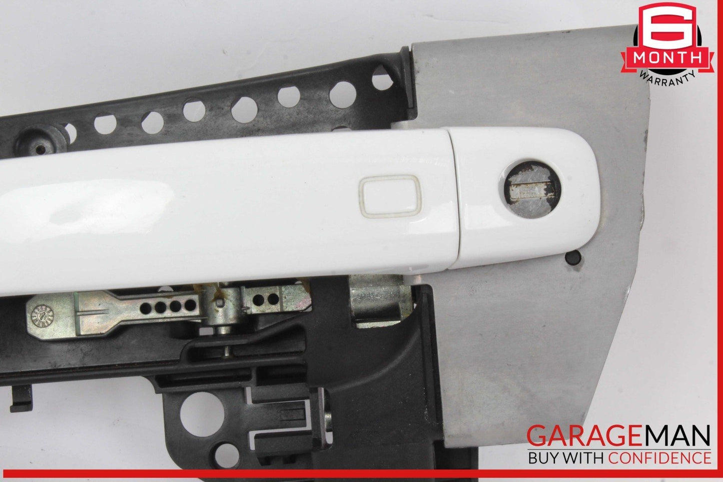 08-18 Audi S4 Q5 A4 A5 Front Left Driver Side Exterior Door Handle White OEM