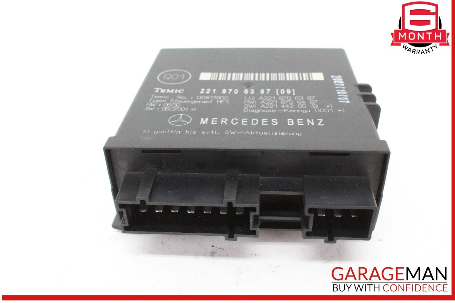 07-09 Mercedes W216 CL550 S63 AMG Trunk Release Remote Open Close Module OEM