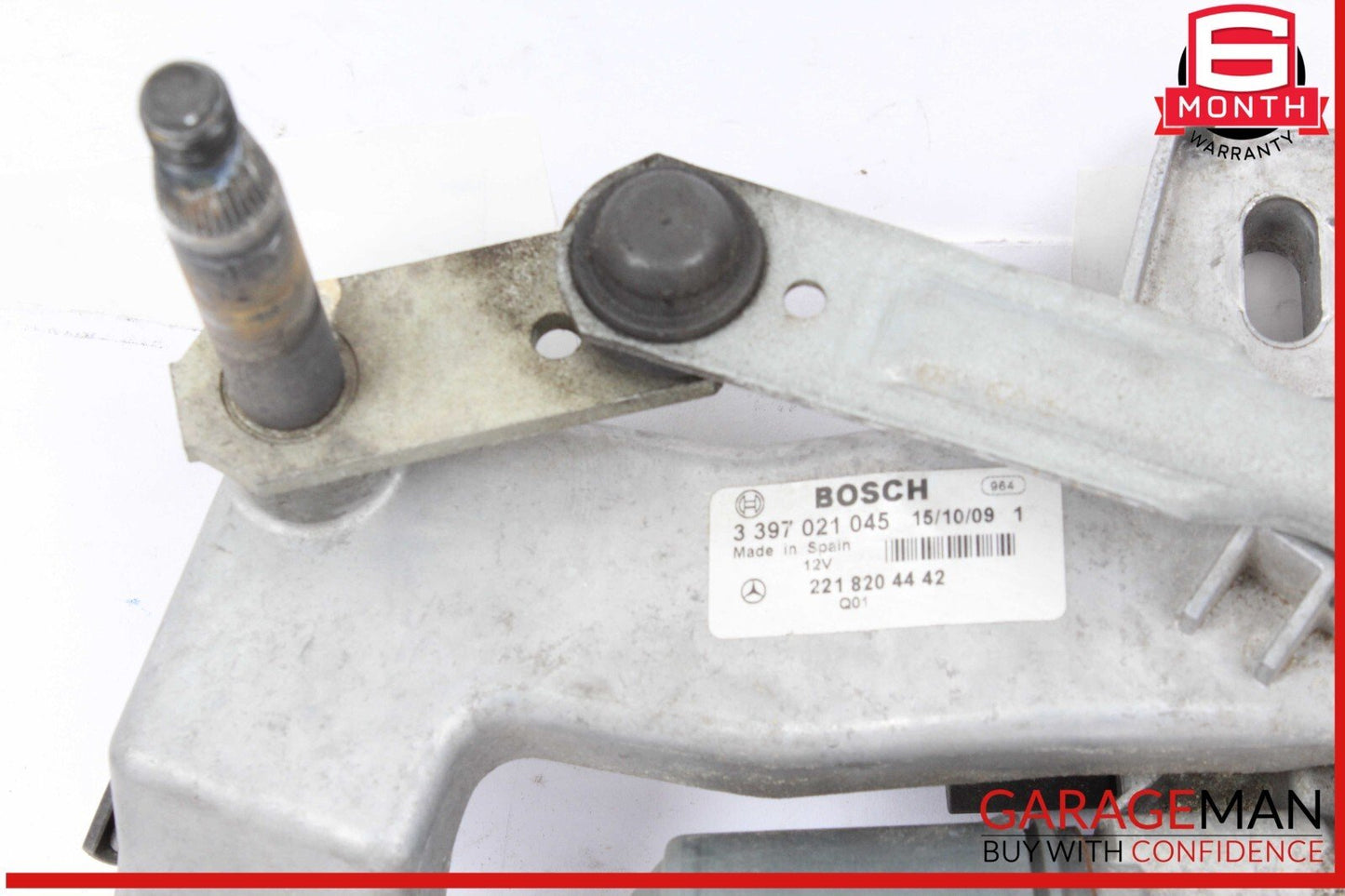 07-13 Mercedes W221 S400 Hybrid Windshield Wiper Motor Right OEM