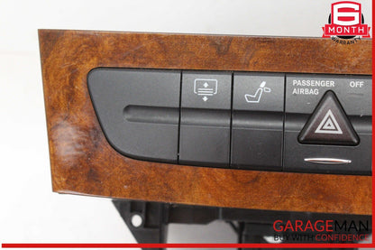 03-06 Mercedes W211 E320 Front Center Console Control Switch Panel OEM