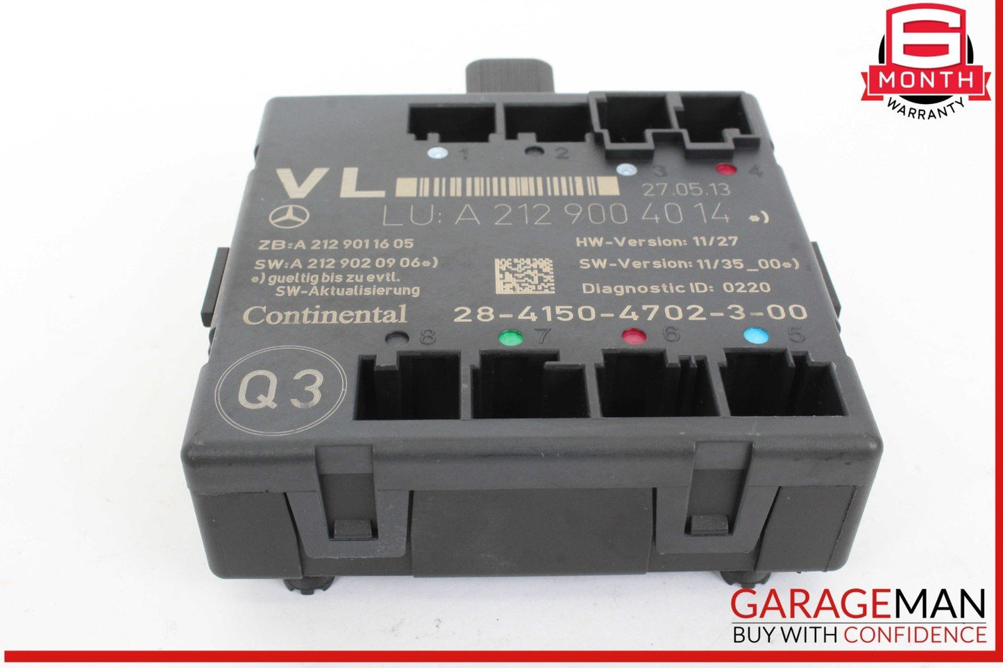 08-18 Mercedes W218 CLS550 E550 Front Left Side Door Control Module Unit OEM
