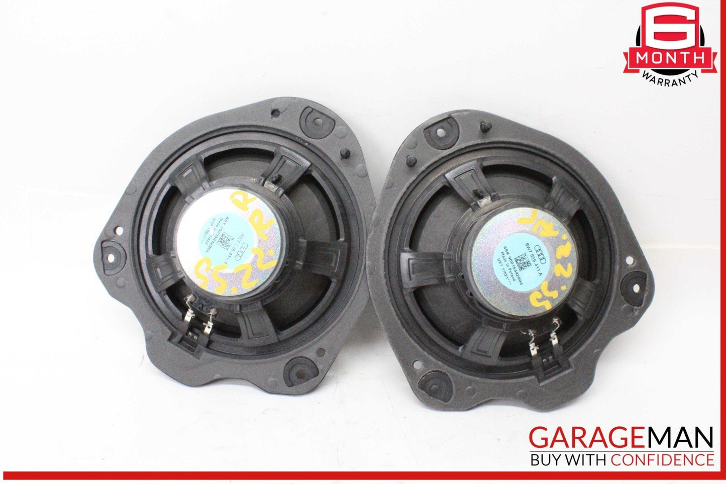 18-24 Audi S5 A5 Rear Right and Rear Left Side Door Audio Sound Speaker Set OEM