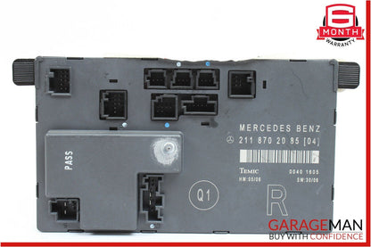 03-09 Mercedes W211 E350 E63 AMG Front Right Side Door Controller Module Unit