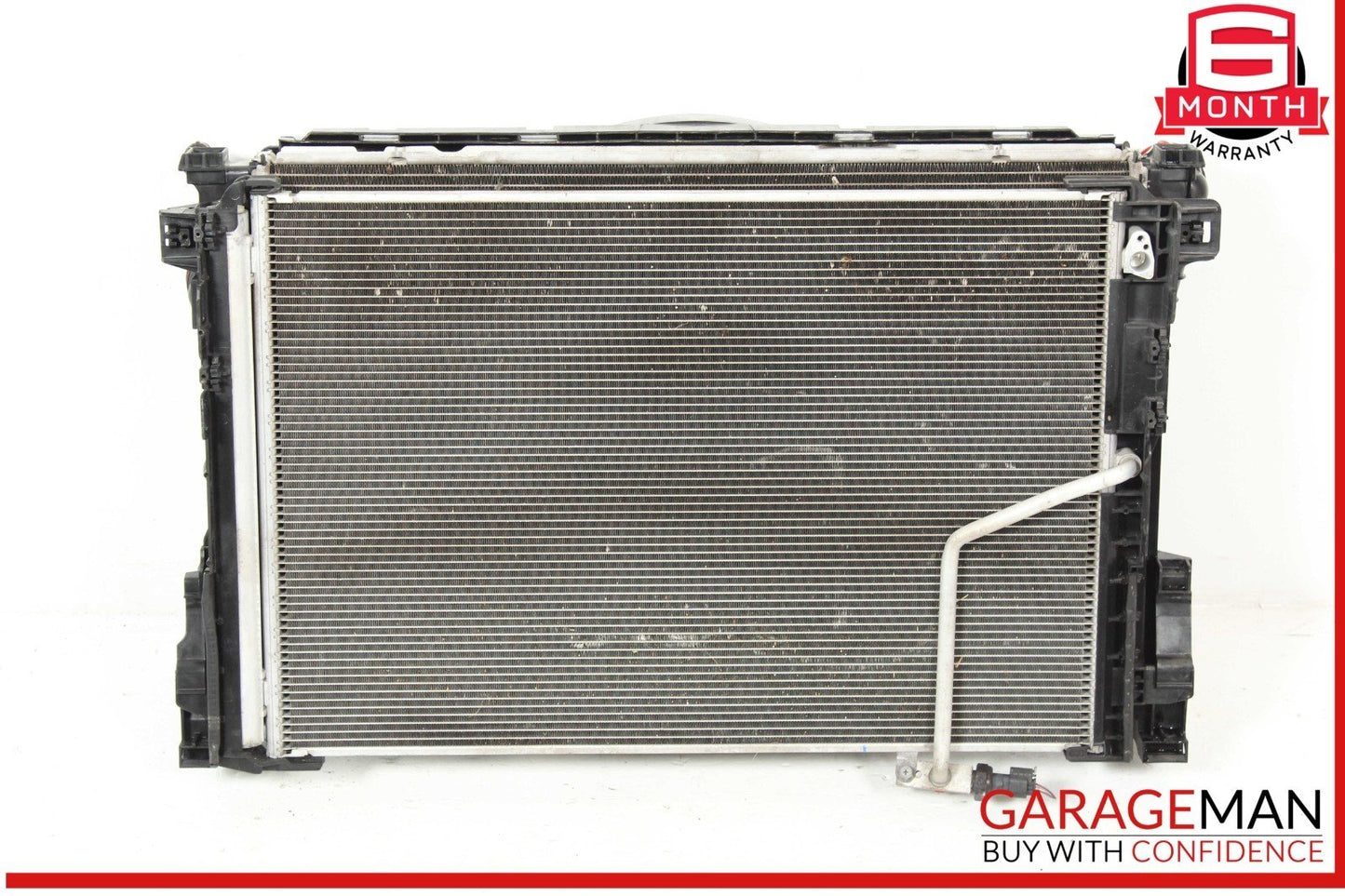 08-14 Mercedes W204 C250 E550 Engine Radiator Condenser Cooling Fan Motor Assy