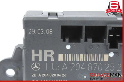 08-14 Mercedes W204 C300 C350 Rear Right Side Door Controller Module Unit OEM
