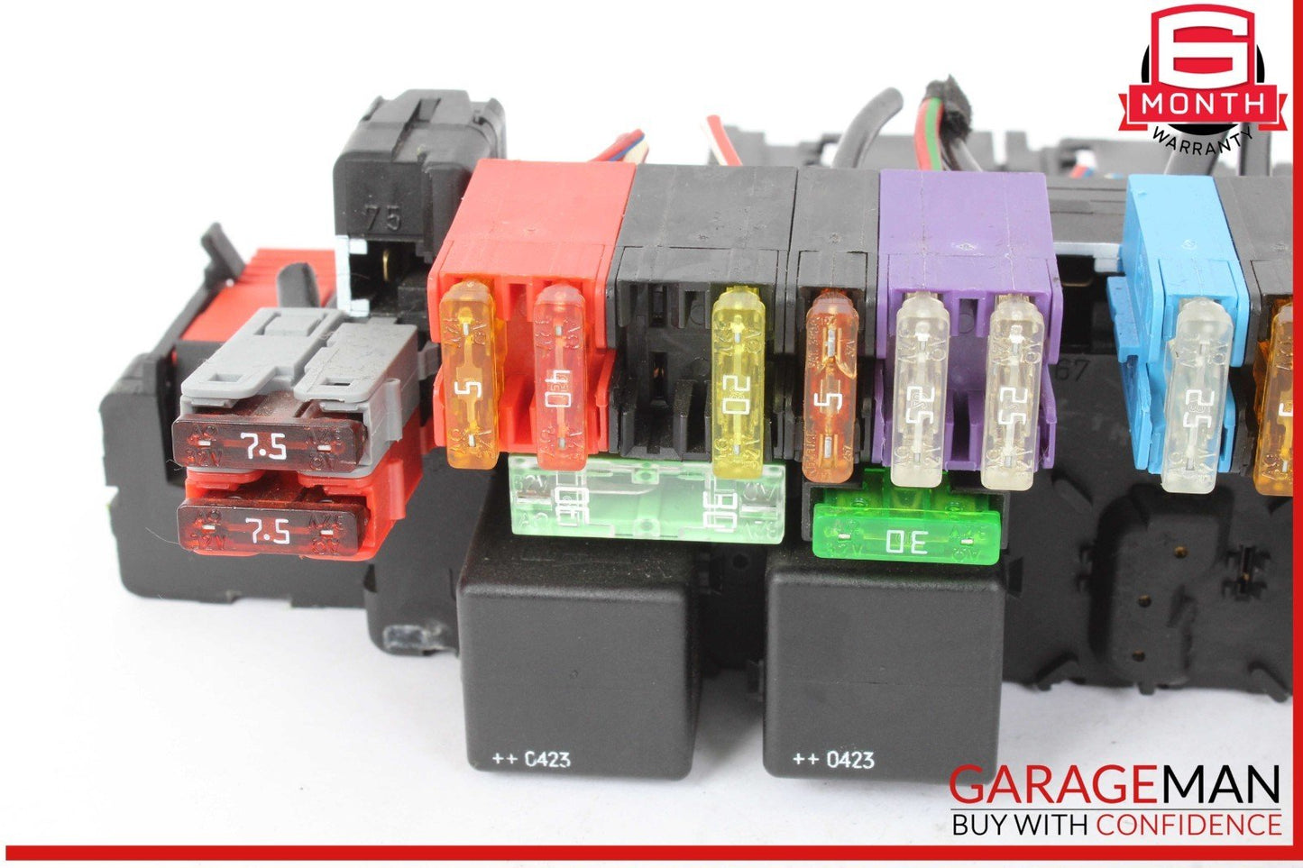 03-12 Mercedes R230 SL500 SL55 AMG SL550 Rear SAM Fuse Box Relay Module OEM