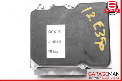 10-13 Mercedes W212 E350 E550 ABS Anti Lock Brake Pump Control Module Assembly
