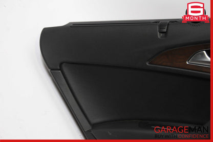 12-15 Audi A6 Rear Left Driver Side Interior Door Trim Panel Cover Assembly OEM