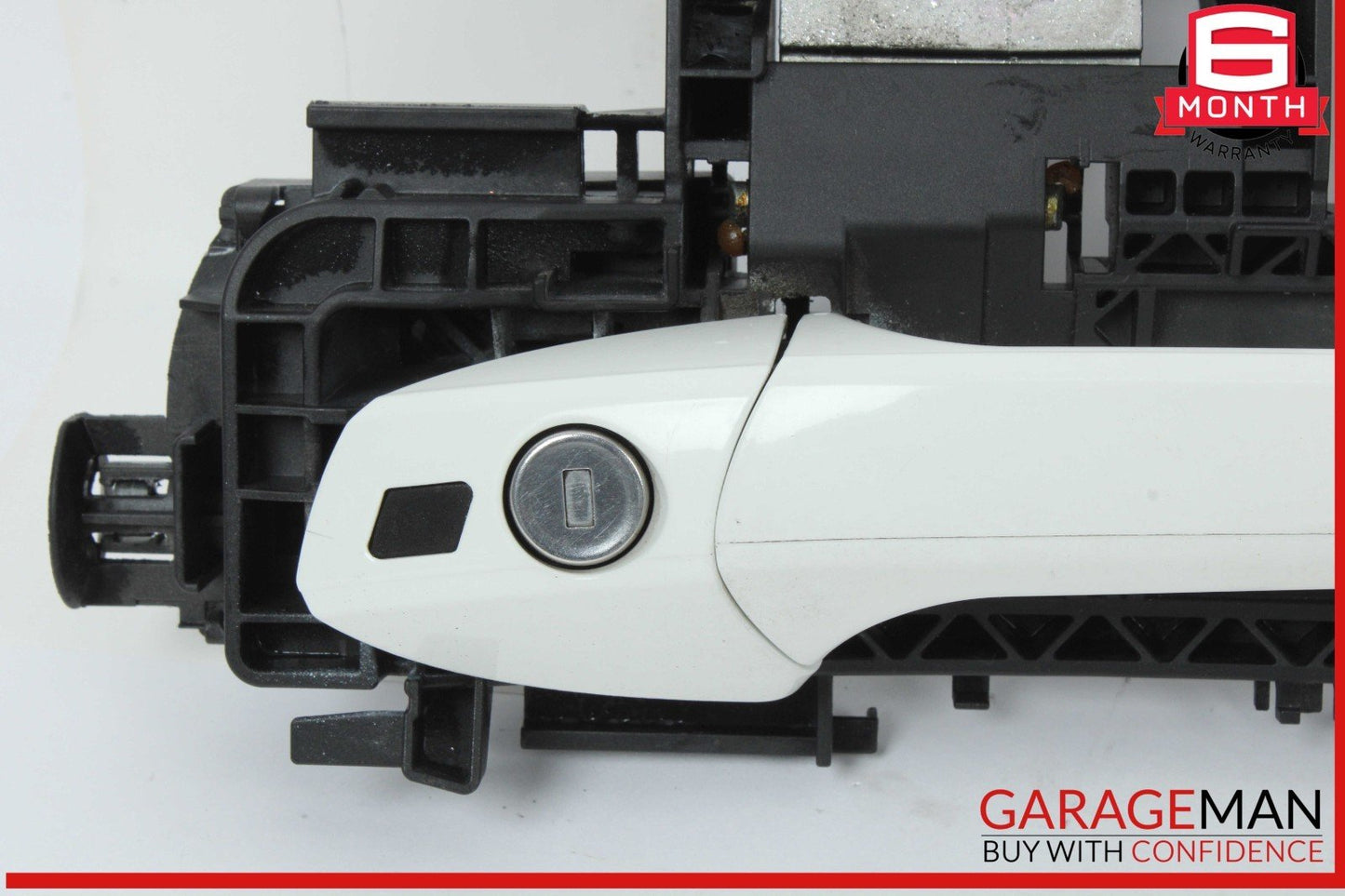 08-15 Mercedes X204 GLK350 Front Left Driver Side Exterior Door Handle White OEM