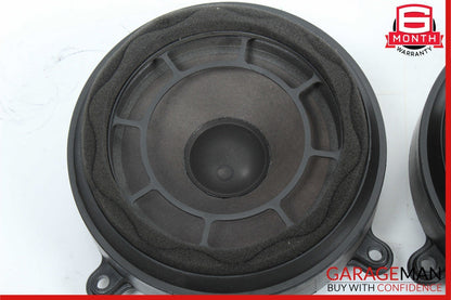 01-07 Mercedes W203 C230 Front Right & Left Side Door Audio Speaker Set of 2 OEM