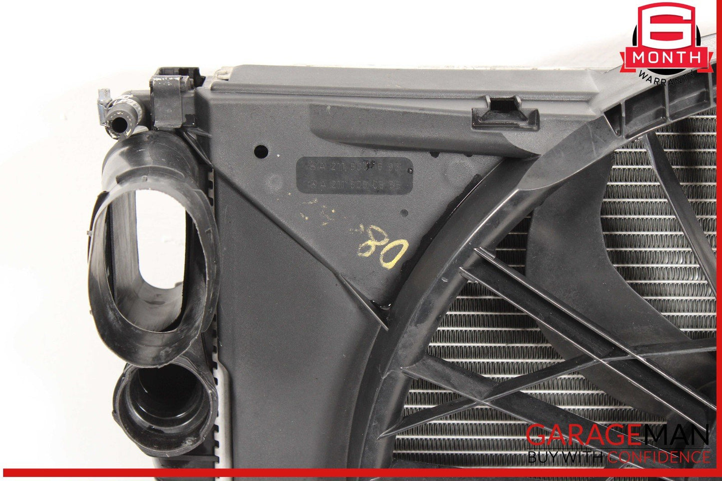 Mercedes W211 E320 Engine Motor Cooling Fan Radiator A/C Condenser Assy OEM
