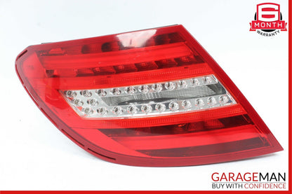 12-14 Mercedes W204 C250 Rear Left Driver Side Taillight Tail Light Lamp
