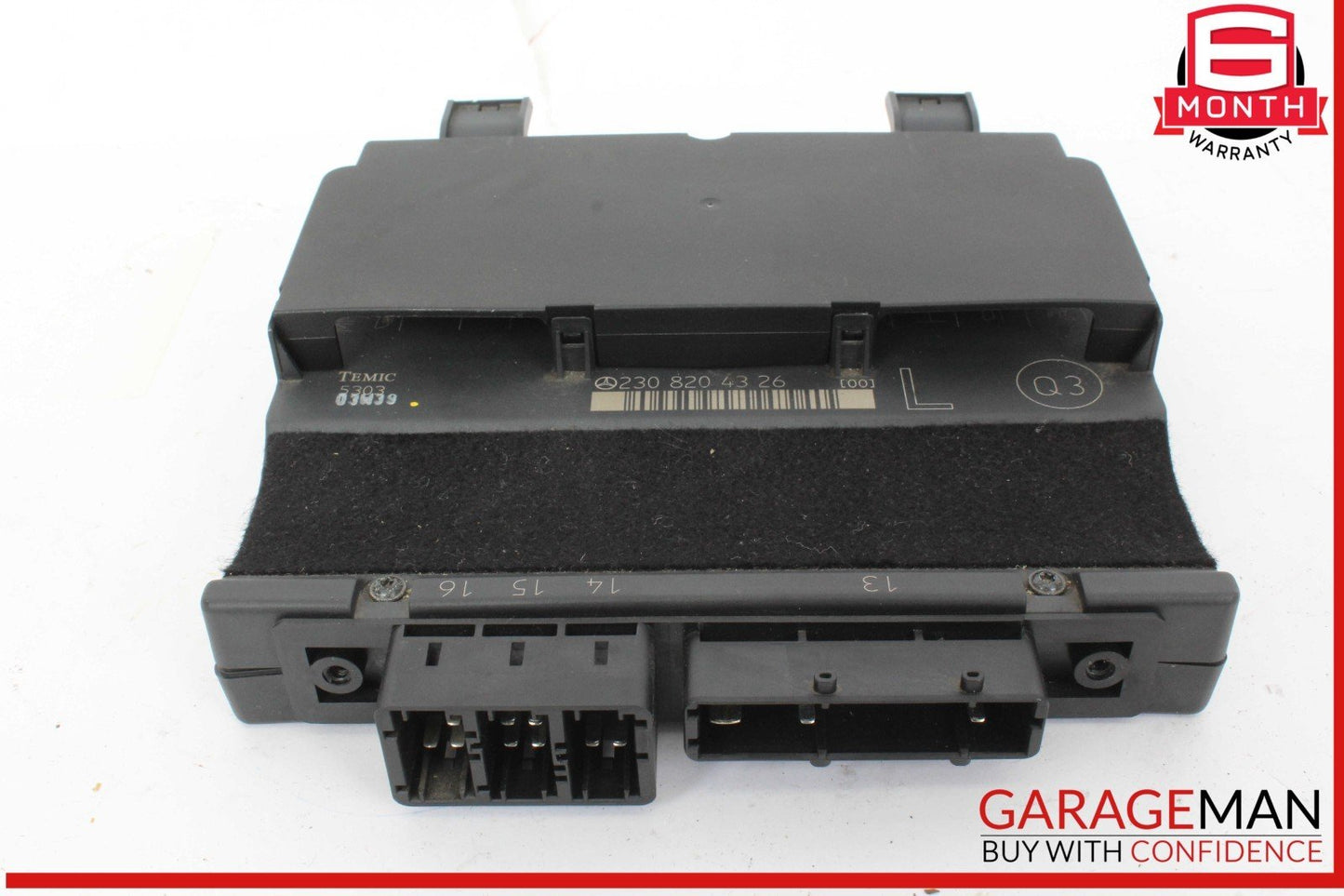 03-12 Mercedes R230 SL500 SL55 AMG Front Left Side Under Seat Control Module OEM
