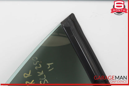 12-20 Mercedes R172 SLK250 Rear Right Passenger Side Quarter Window Glass OEM