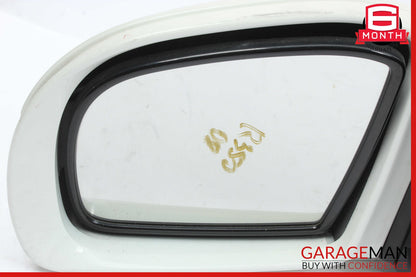 06-10 Mercedes W251 R350 Front Left Side Mirror Door Rear View White OEM