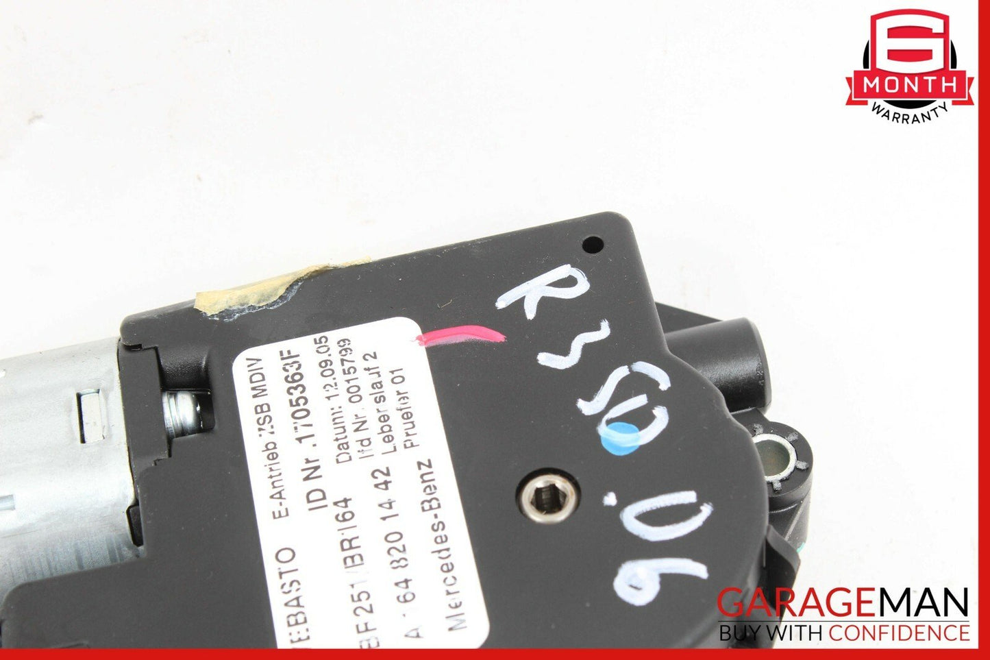 06-12 Mercedes W251 R350 Panoramic Sunroof Sun Roof Motor 1648201442 OEM