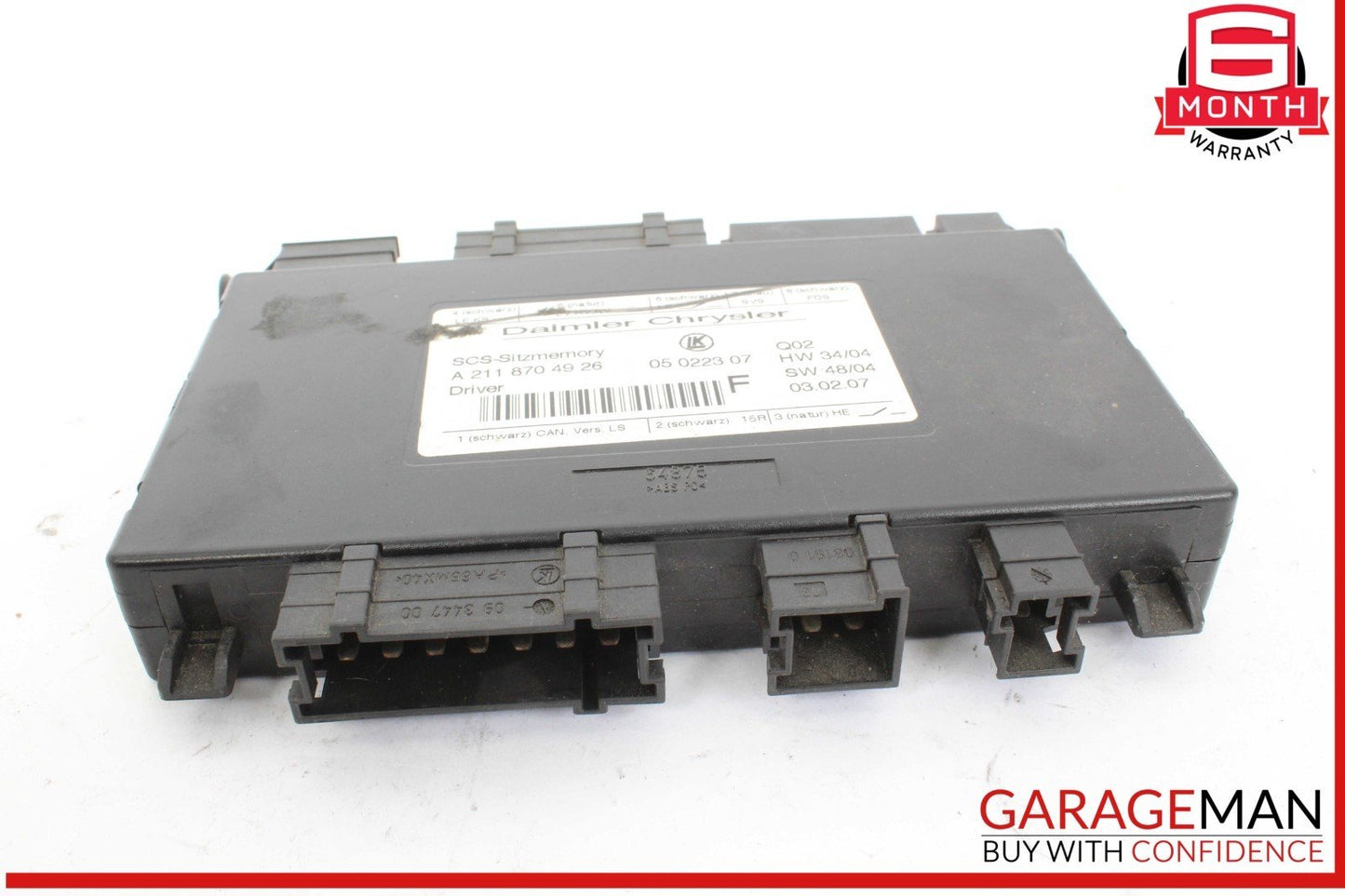 03-12 Mercedes X164 GL450 GL550 Front Left Side Seat Control Module Unit OEM