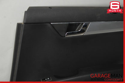 08-14 Mercedes W204 C300 Sedan Rear Right Interior Door Trim Panel Black